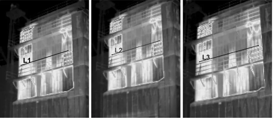 Figure 5. Diagram of the dryer with the points of measurement marked
