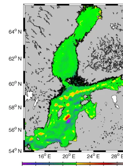 Figure 1. Basin-scale averaged temporal evolution of(lowermost panel, units K). The differencesexperiment REF – noCW