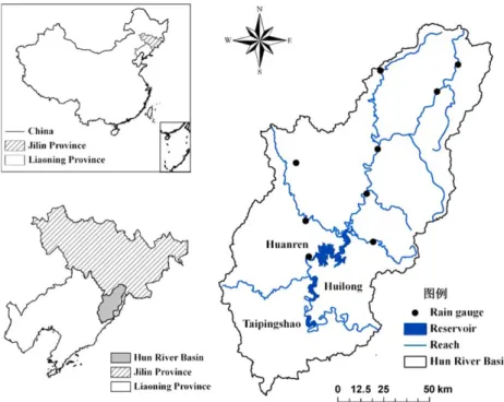 Figure 3. The Hun River cascade reservoirs system.