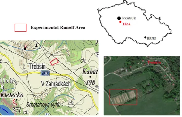 Figure 1. The location of the Experimen-tal Runoff Area (ERA)