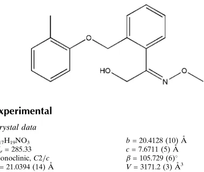 Table 1Hydrogen-bond geometry (A˚ , �).