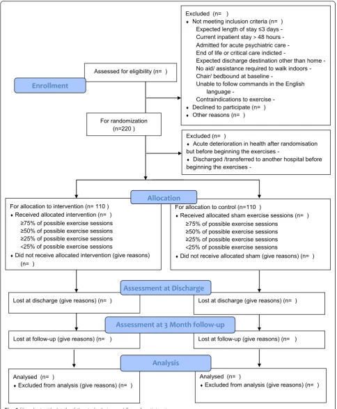 Fig. 1 Flowchart with details of the study design and flow of participants