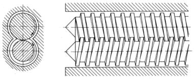 Figure 1.20: Schematic representation of vented screw [71] 