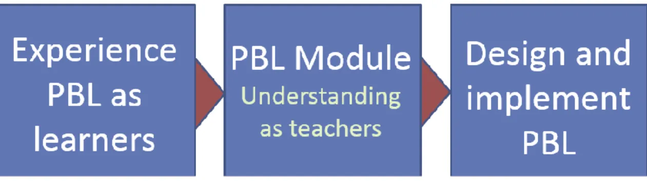 Figure 1. The module in context of other PBL experiences.  