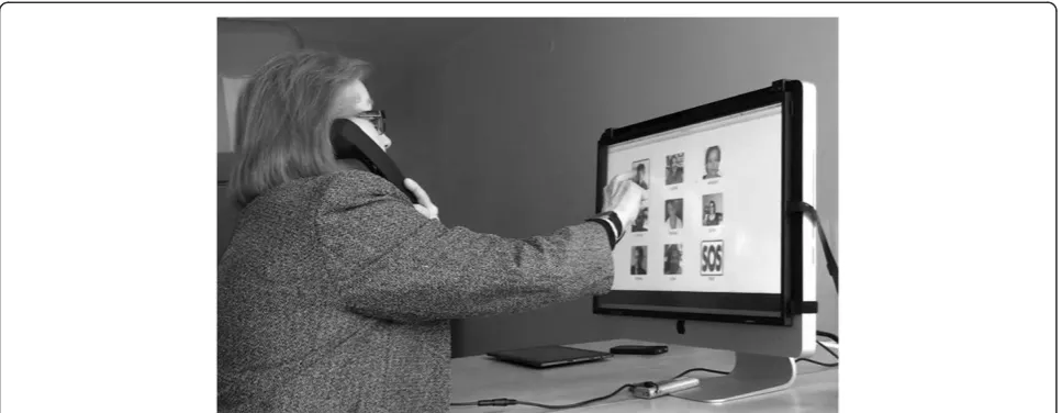 Figure 1 The videophone mock-up.