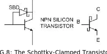 FIG.8: The Schottky-Clamped Transistor 