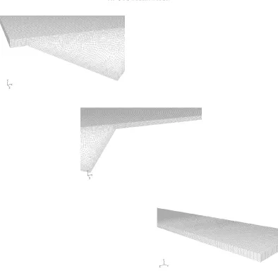 Table 6.3: Simulation Parameters Speciﬁc to the Triangular 30.0-60.0 Three DimensionalANSYS Fluent Model