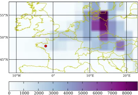 Fig. 3. Partial graphical representation of the analysis conﬁdencematrix in the Gaussian prior case