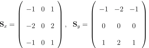 Figure 2.1: Sobel Edge Detector