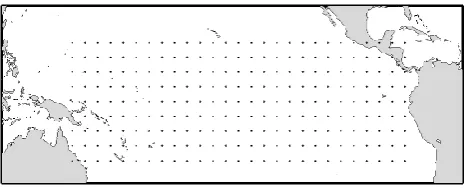 Fig. 1.Data recording locations.location of data recordings in the central Paciﬁc Ocean