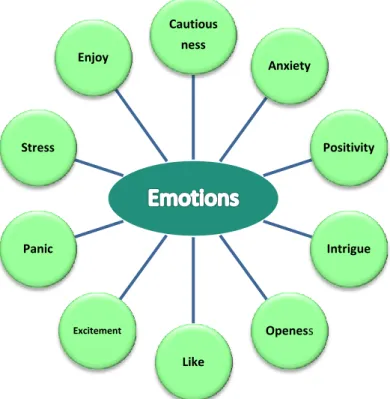 Figure 7: The emotions expressed by interviewers in their own words 