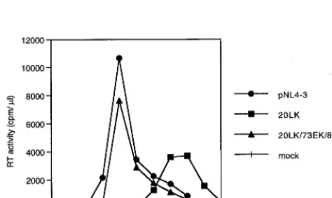 FIG. 1. Sequence analysis of 20LK revertant-derived clones. The bar represents the p17 (MA) protein