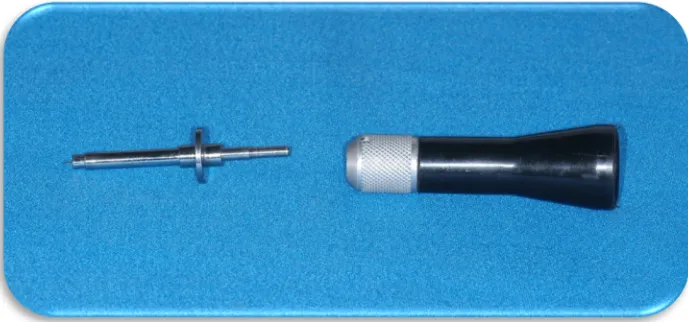 Figure 2: Synthetic Bone Block Caliberated with Graph Sheet 