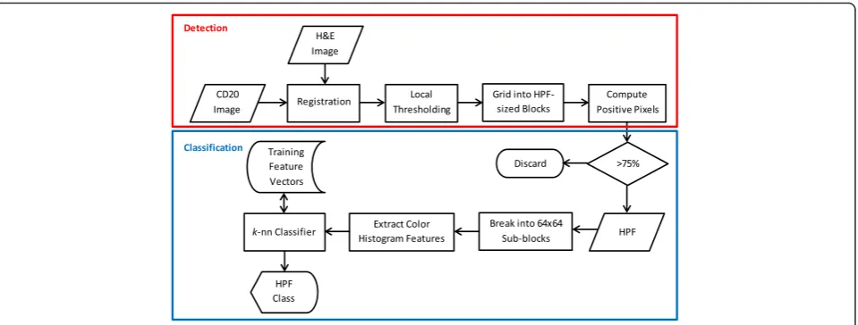 Fig. 1 Flowchart of the proposed high power fields detection and classification
