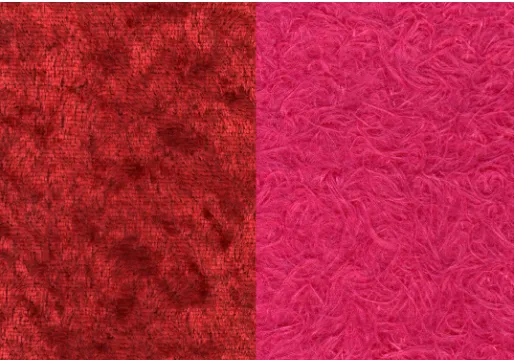 fig. 18 The Hugger and Pocket Rocket fabric swatches.