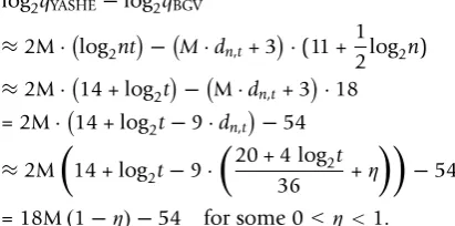 Table 2 The theoretical sizes of ciphertext modulus and aciphertext