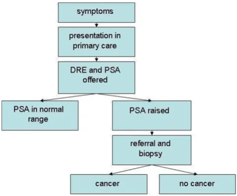 Figure 1cancerFlow diagram depicting the diagnostic pathway for prostate Flow diagram depicting the diagnostic pathway for prostate cancer.
