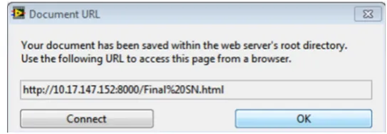 Fig. 16.  Web Publishing Tool Setup. 