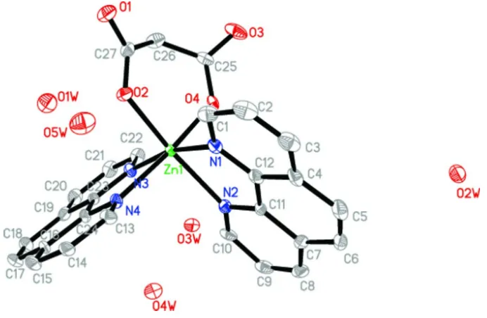 Figure 2Crystal packing of (I) along bc plane showing H-bonding (yellow dashed lines) and π-π stacking interactions (pink 