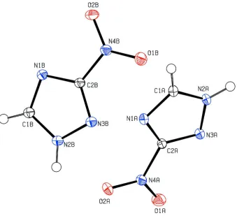 Figure 2The crystal packing of the title compound, showing a hydrogen-bonded (dashed lines) molecular chain