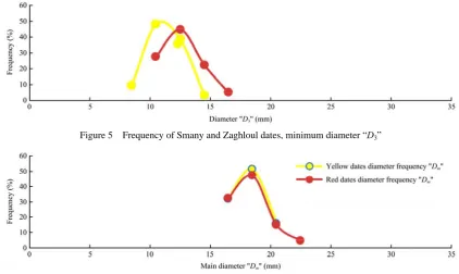 Figure 5  Frequency of Smany and Zaghloul dates, minimum diameter “D3” 