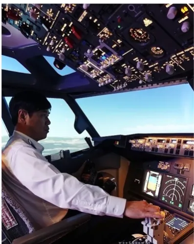 Figure 14. Completed cockpit interior. 