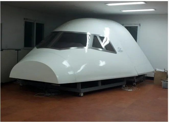 Figure 8. The exterior of the Nuri Air Systems Boeing 747 simulator. 