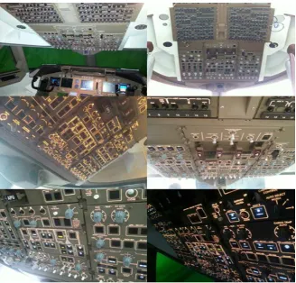 Figure 13. The installed Boeing 747 overhead system. 