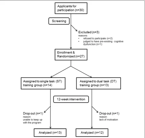 Fig. 1 Flow chart on the study design