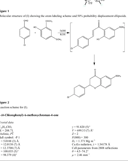 Figure 2Reaction scheme for (I). 