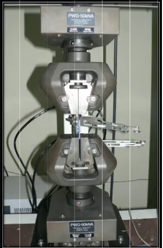 Figure 9 : Brracket Archhwire assemmbly wire moounted on TTesting Macchine  