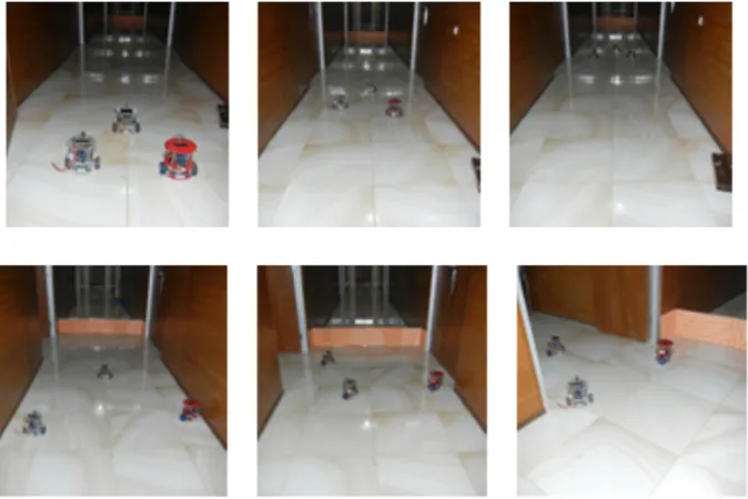 Fig. 7. Swarm Robot Navigation Using Fuzzy Logic 