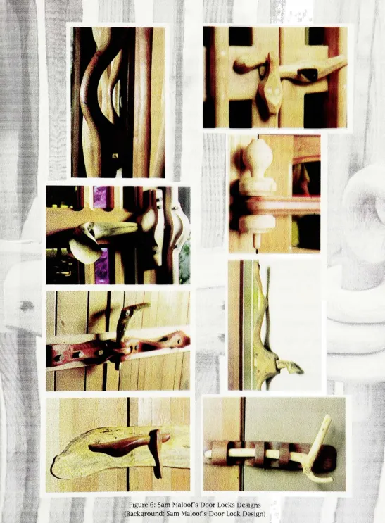 Figure 6: Sam Maloof's DoOr Locks Designs