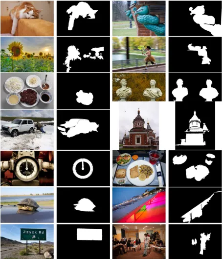 Figure 2.15: Example images from the dataset. From left to righ: input image, ﬁnalground-truth map.