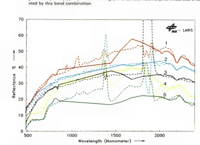 Figure 6. RGB colour composites of GER imaging spectrometer data (Scale 1 : 85 000) 