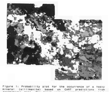 Figure 1 : ProbabiIity mineraI (sillimanite) 