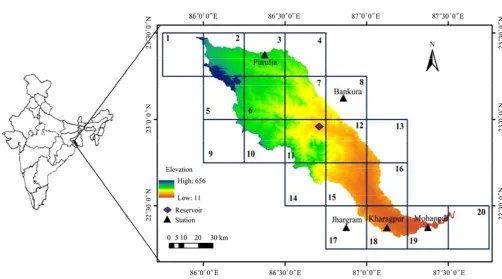 Figure 1  Location map of the study area 