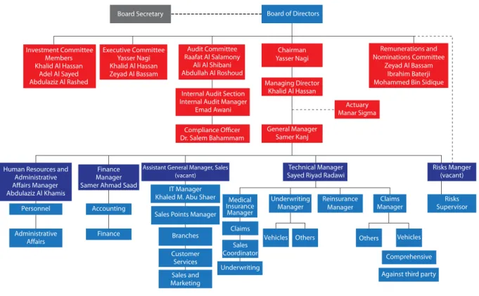Figure 5.1: Corporate Organizational Structure