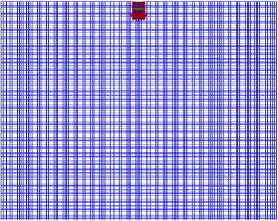 Figure 5: Typical high resolution mesh used in analysis 