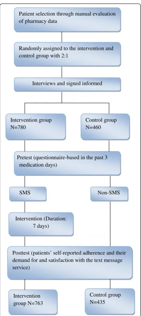 Figure 1 The SMS study screening flowchart.