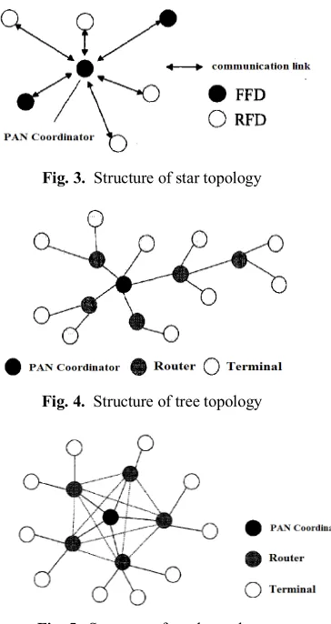 Fig. 5. Structure of mesh topology 