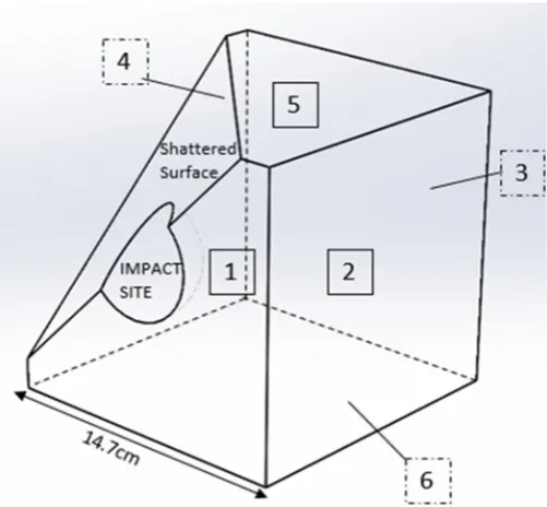 Figure 1. Figure 1. A schematic diagram showing the system devised for assigning each sample side a number,clockwise rotations in the same alignment as when the sample ◦and how the sides relate to each other