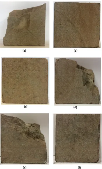 Figure 2.Figure 2.  Images showing the extent of damage to each side of the sample. Sides are shown 1–6 (Images showing the extent of damage to each side of the sample