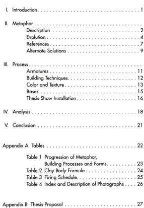 Table 1Progression of Metaphor,Building Processes and Forms Clay