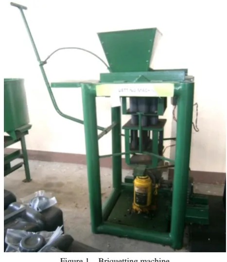 Figure 1  Briquetting machine 