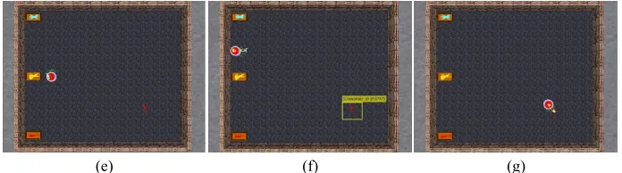 Fig. 7. Different moments of the test in mode “Auto” 