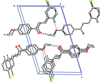 Figure 1The title molecule plotted with the displacement ellipsoids at 50% probability level (Farrugia, 1997)