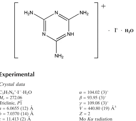Table 1Hydrogen-bond geometry (A˚ , �).