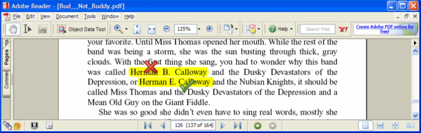 Figure 4.4  Stamps and Highlight Tool 