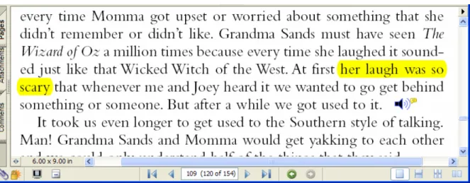 Figure 4.5  Recorded Audio Comment 